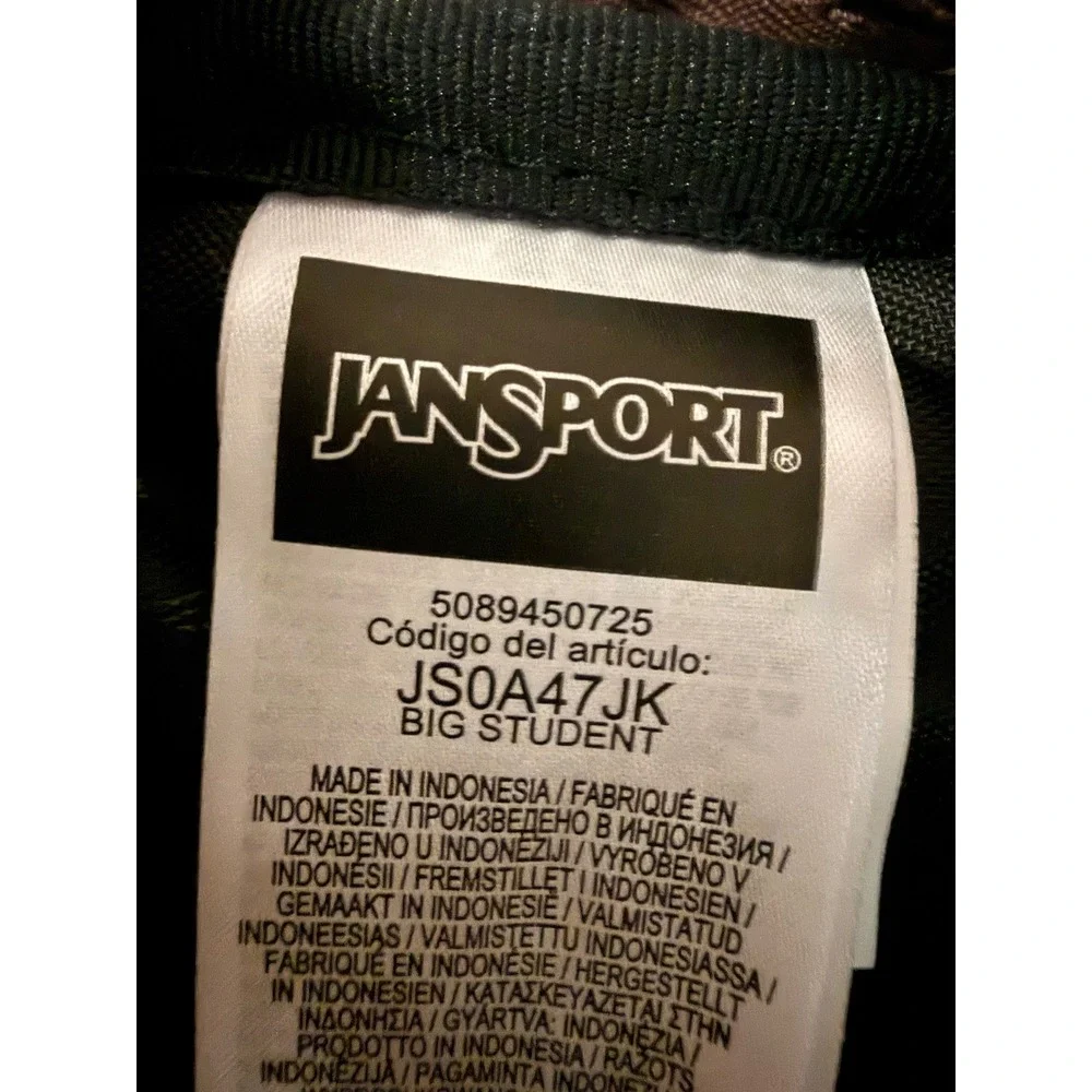 JanSport Big Student Backpack Mauve Tie Dye Laptop Sleeve JS0A47JK